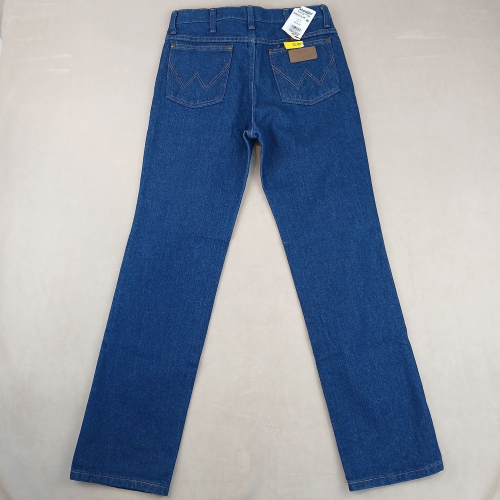 Vintage Wrangler 30x32 Mens Jeans Stiff Cowboy Cut Repaired Nicaragua